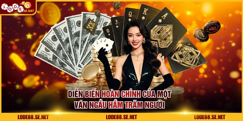 Diễn biến hoàn chỉnh của một ván Ngầu Hầm Trăm Người